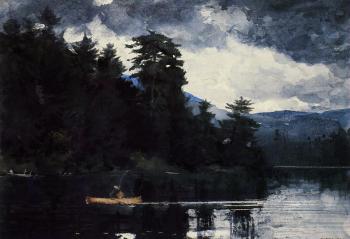Winslow Homer : Adirondack Lake